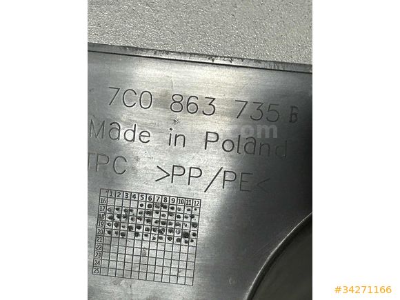 7C0863735B CRAFTER MAN TGE SOL ÖN KAPI BASAMAK