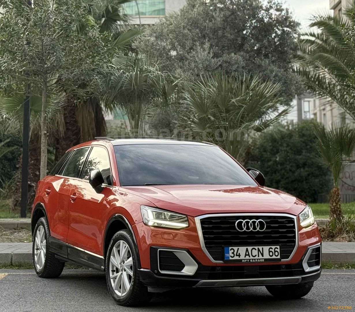 Galeriden Audi Q2 1.4 TFSI Sport S 2016 Model İstanbul 170.000 km Turuncu