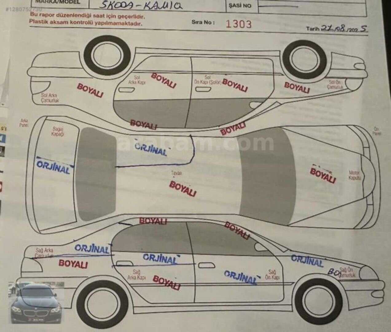 SKODA Kamiq PREMİUM DSG 2021 MODEL 73bnde 2