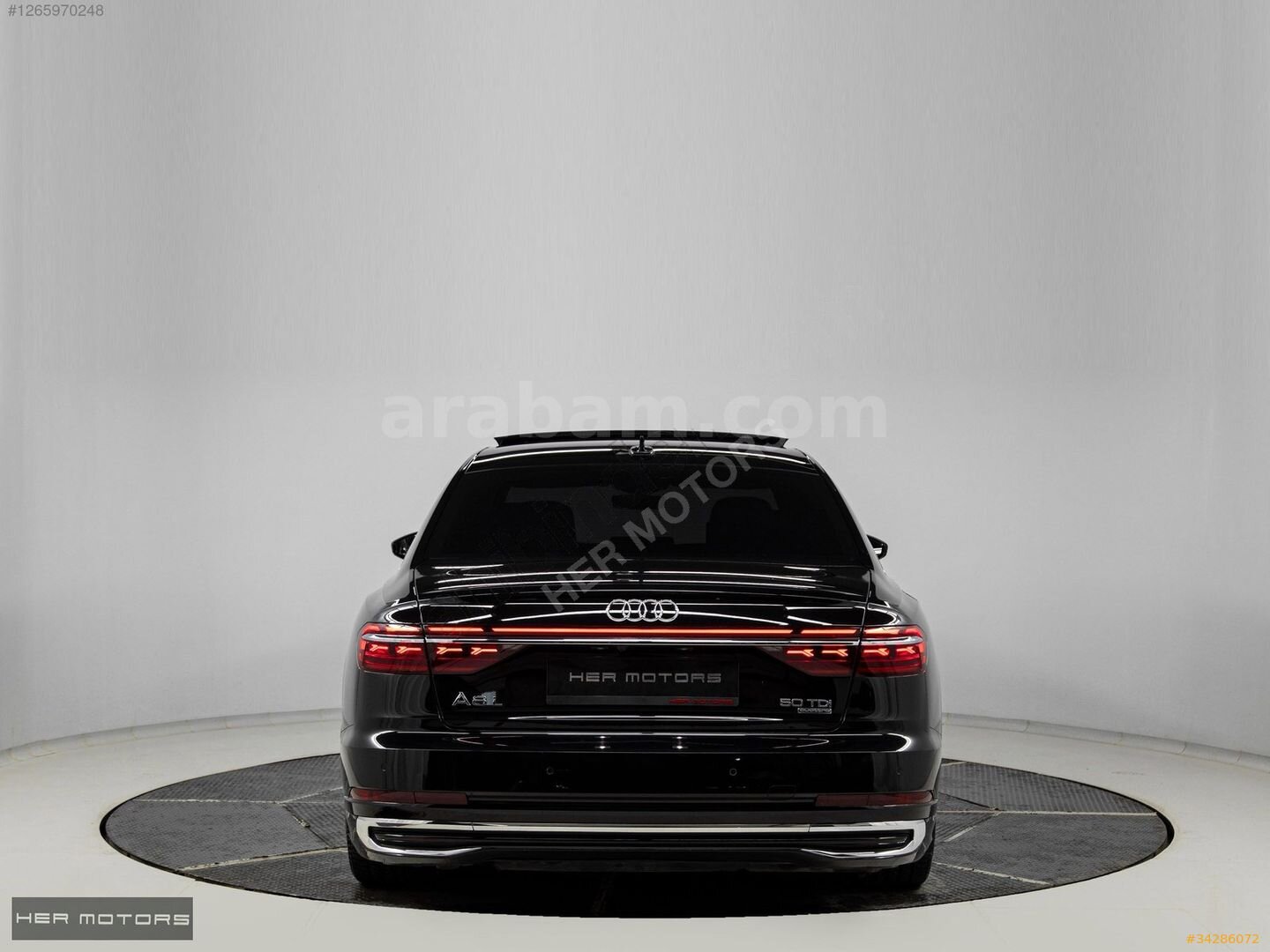 Galeriden Audi A8 50 TDI Quattro Long 2022 Model İstanbul 109.486 km Siyah 2
