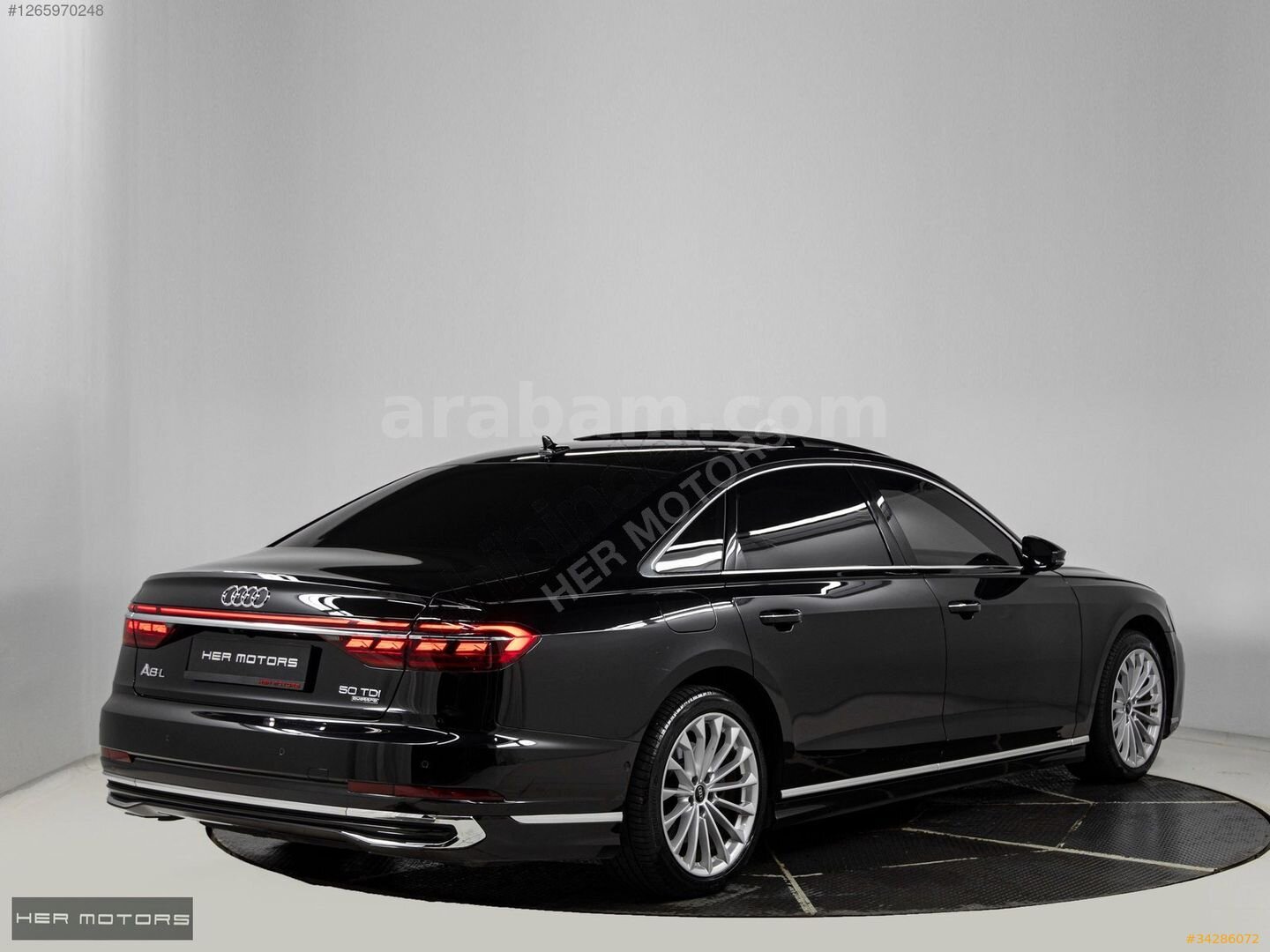 Galeriden Audi A8 50 TDI Quattro Long 2022 Model İstanbul 109.486 km Siyah 5