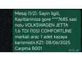 Sahibinden Volkswagen Jetta 1.6 TDi Comfortline 2012 Model Balıkesir 195.000 km Gri (Gümüş)