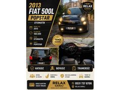 Sahibinden Fiat 500 Ailesi 500L 1.3 Mjet PopStar 2013 Model 