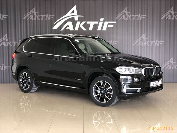 AKTİF den 2015 BMW X5 3.0D XDRİVE 258HP HAYALET KAMERA NBT BAYİİ