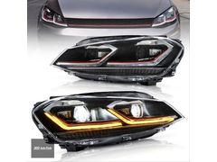 VW GOLF 7 UYUMLU 7.5 J LED FAR GTI KIRMIZI