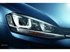 GOLF 7 IÇIN UYUMLU U LED FAR SILVER ÇİFT U LED