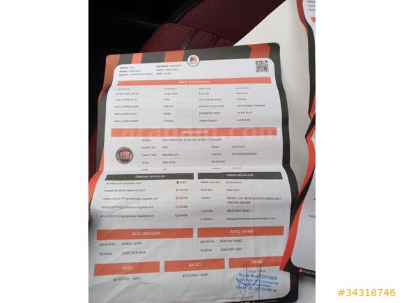 Sahibinden Fiat Punto EVO 1.4 Fire Dynamic 2011 Model