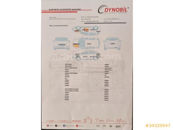 リエコ様　オーダーページ Sahibinden Opel Astra 1.6 CDTI Dynamic 2015 Model Kayseri 182.000