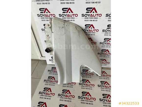 2007-2013 FORD TRANSİT SOL ÖN ÇAMURLUK ORJİNAL ÇIKMA