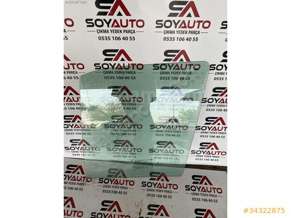 FORD TRANSİT SOL ÖN KAPI CAMI ORJİNAL ÇIKMA