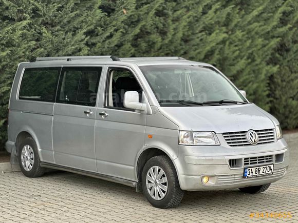 2005 model 130 ' luk Transporter 2.5 TDI Camlı Van  Minibüs ruhsatlı 9+1 Termal paket  düşk km. 