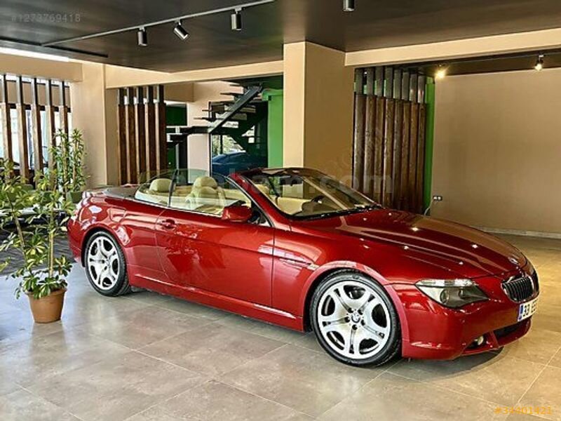 Galeriden BMW 6 Serisi 645Ci Cabrio 2004 Model Mersin 142.500 km Bordo