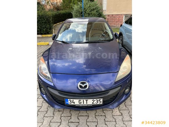 Sahibinden Mazda 3 1.6 Impressive 2012 Model  247.500 km Lacivert