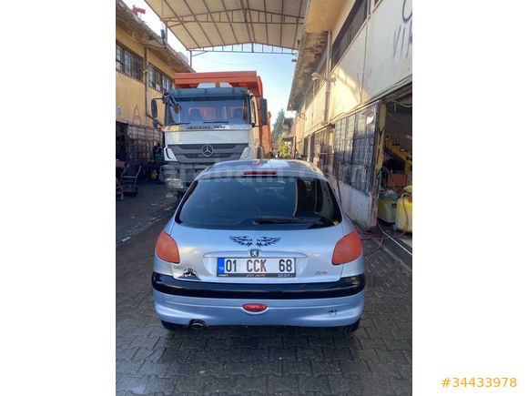Sahibinden Peugeot 206 1.4 XR 2002 Model  330.000 km Mavi (metalik)