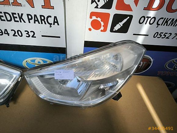 Dacia Dokker ön sağ ve sol far