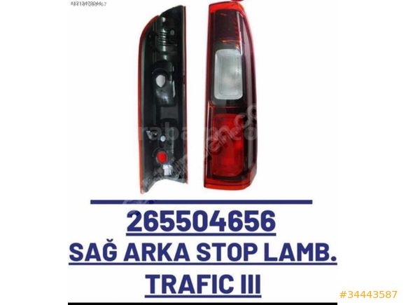 RENAULT TRAFİK ARKA STOP