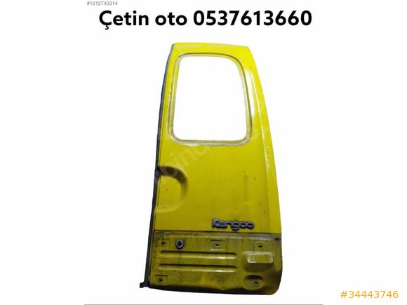 RENAULT KANGO ARKA BAGAJ çift kapı Çıkma orijinal