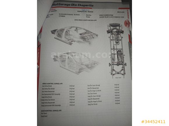 Sahibinden Hyundai Accent Blue 1.4 CVVT Mode Plus 2012 Model