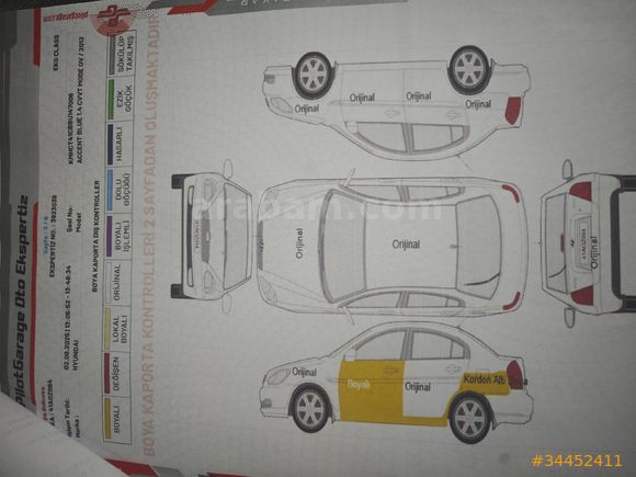 Sahibinden Hyundai Accent Blue 1.4 CVVT Mode Plus 2012 Model
