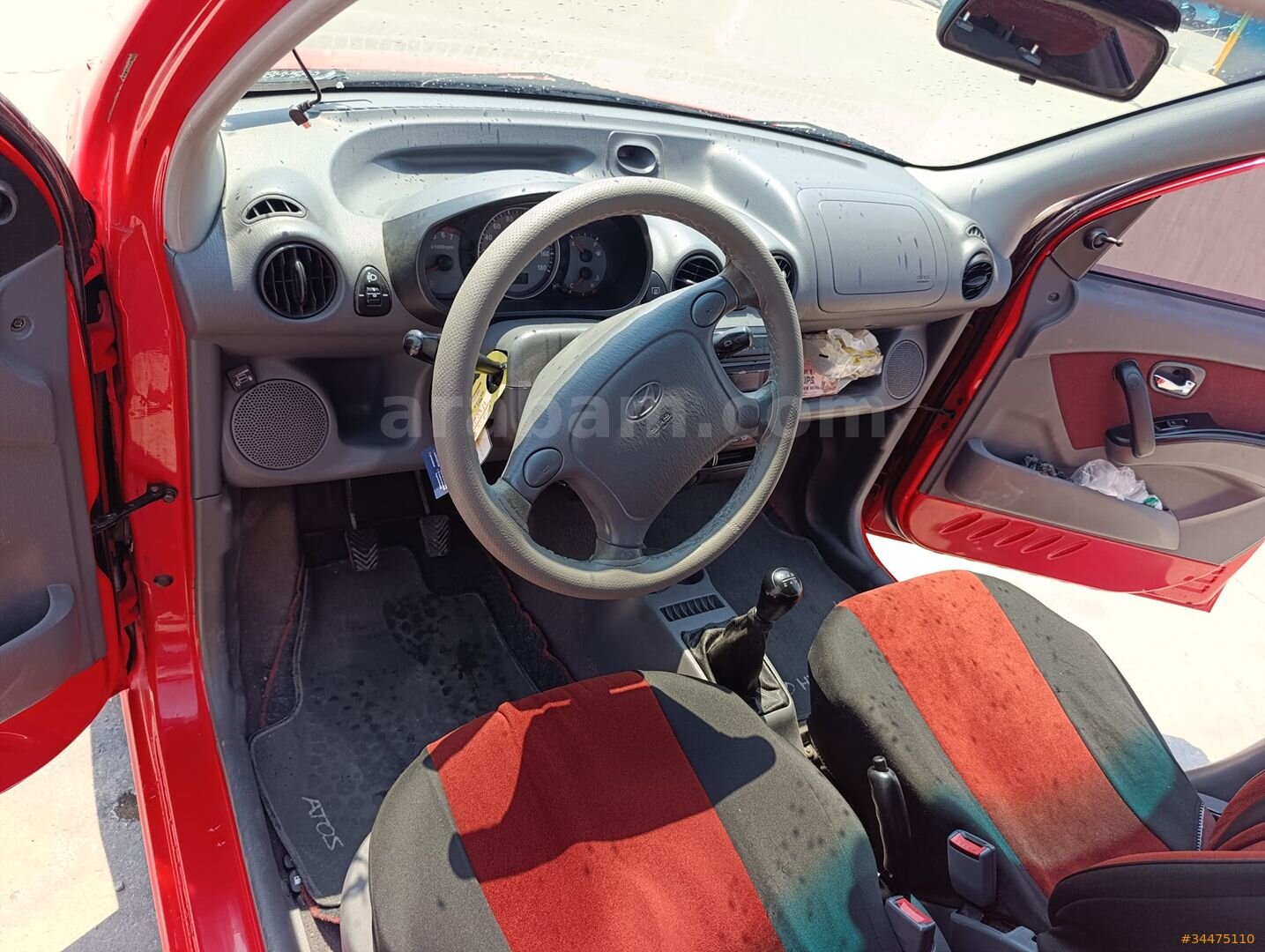Sahibinden Hyundai Atos 1.1 GLS 2008 Model İzmir 167.000 km Kırmızı 5