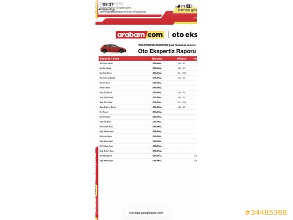 Sahibinden Opel Astra 1.6 CDTI Design 2016 Model 