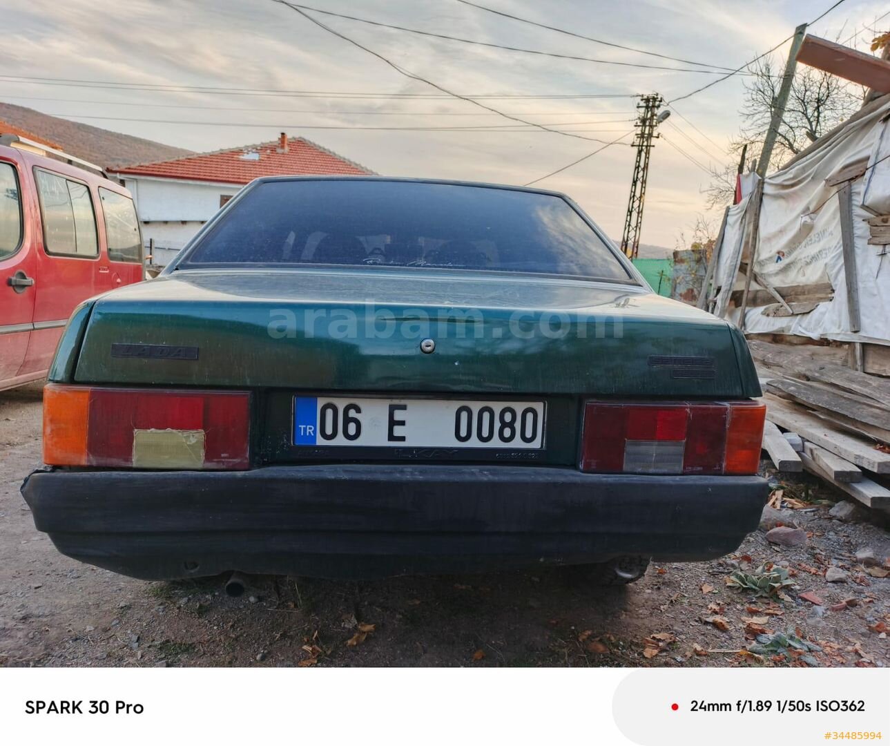 Sahibinden Lada Samara 1.5 1993 Model Ankara 159.000 km Yeşil 1