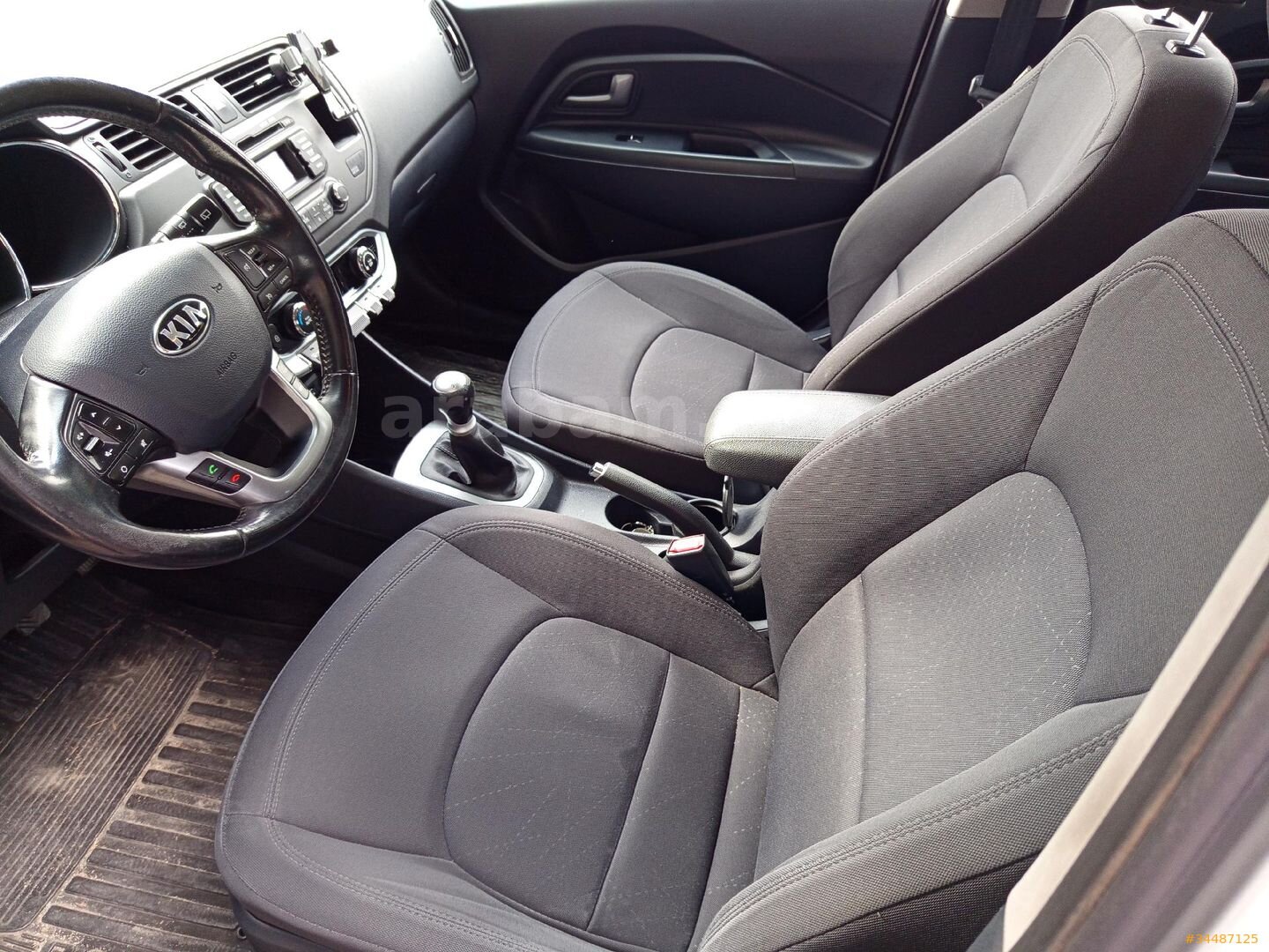Sahibinden Kia Rio 1.25 CVVT Fancy 2014 Model Amasya 102.000 km Gri (Gümüş) 7