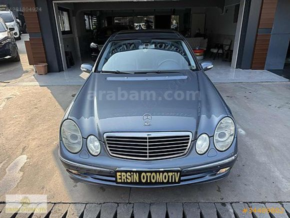 ERSİN OTOMOTİV'den 2003 E 200 KOMPRESSOR AVANGARDE MAVİ İÇİ MAVİ
