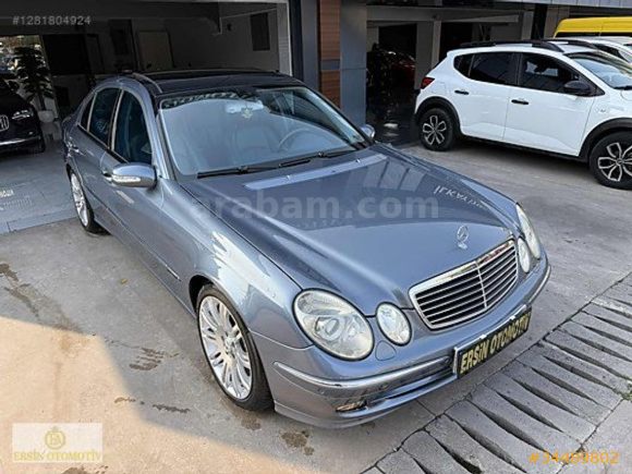 ERSİN OTOMOTİV'den 2003 E 200 KOMPRESSOR AVANGARDE MAVİ İÇİ MAVİ