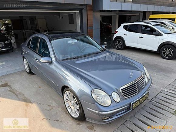 ERSİN OTOMOTİV'den 2003 E 200 KOMPRESSOR AVANGARDE MAVİ İÇİ MAVİ