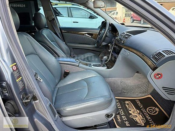 ERSİN OTOMOTİV'den 2003 E 200 KOMPRESSOR AVANGARDE MAVİ İÇİ MAVİ