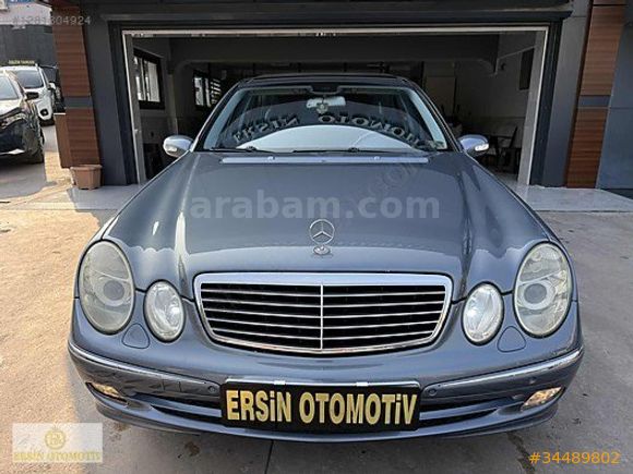 ERSİN OTOMOTİV'den 2003 E 200 KOMPRESSOR AVANGARDE MAVİ İÇİ MAVİ