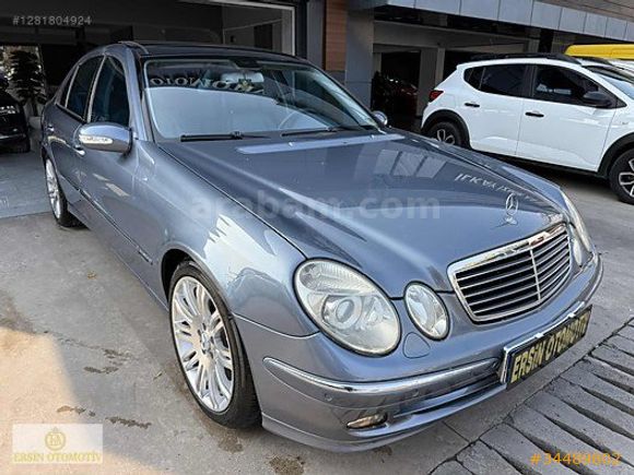 ERSİN OTOMOTİV'den 2003 E 200 KOMPRESSOR AVANGARDE MAVİ İÇİ MAVİ