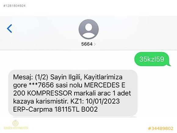 ERSİN OTOMOTİV'den 2003 E 200 KOMPRESSOR AVANGARDE MAVİ İÇİ MAVİ
