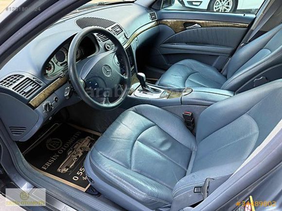 ERSİN OTOMOTİV'den 2003 E 200 KOMPRESSOR AVANGARDE MAVİ İÇİ MAVİ