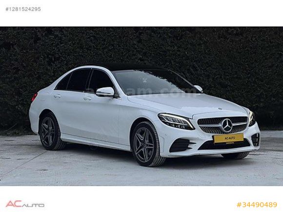 AC'den 2018 MERCEDES C 200 4MATİC AMG HATASIZ BOYASIZ FUL SERVİS