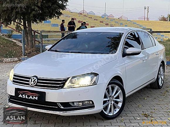 ASLAN'DAN EMSALSİZ PASSAT B7-HİGHLİNE-DÜŞÜK KM DIŞ BEYAZ İÇİ BEJ