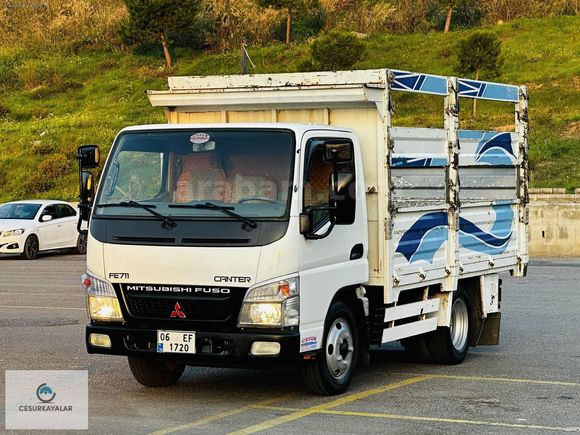 CESURDAN 2008 MODEL MİTSUBİSHİ FE711 ÜÇ İLAVELİ KASA KAMYONET