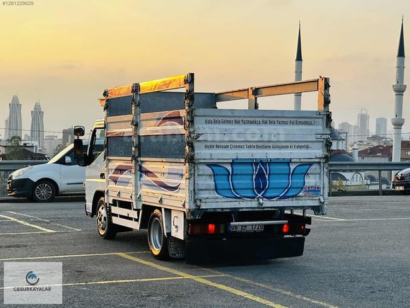 CESURDAN 2008 MODEL MİTSUBİSHİ FE711 ÜÇ İLAVELİ KASA KAMYONET