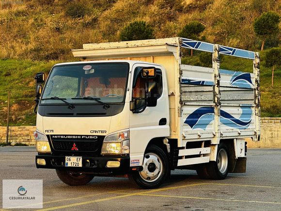 CESURDAN 2008 MODEL MİTSUBİSHİ FE711 ÜÇ İLAVELİ KASA KAMYONET