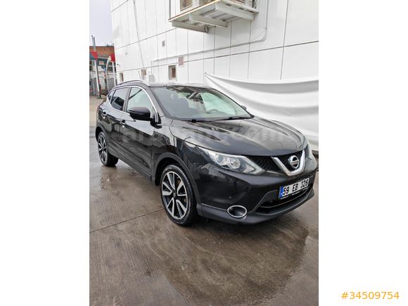 Sahibinden Nissan Qashqai 1.6 dCi Black Edition 2016 Model Tekirdağ 320.500 km Siyah