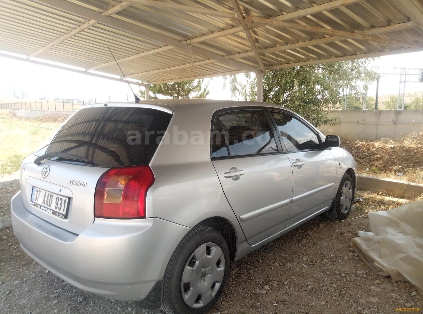 Sahibinden Toyota Corolla 1.6 Terra Special 2002 Model Kastamonu 230.000 km Gri (Gümüş) 4