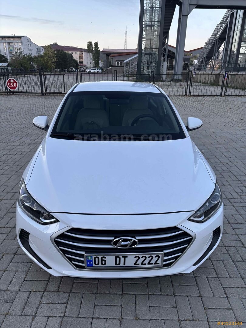 Sahibinden Hyundai Elantra 1.6 D-CVVT Style 2017 Model Kars 67.000 km Beyaz 1