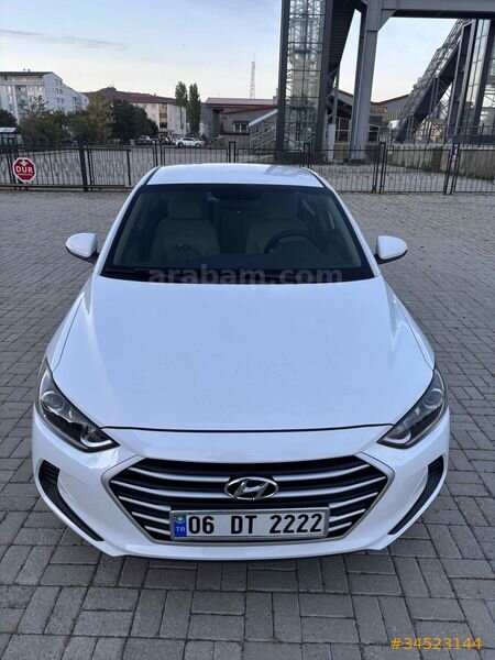 Sahibinden Hyundai Elantra 1.6 D-CVVT Style 2017 Model Kars 67.000 km Beyaz