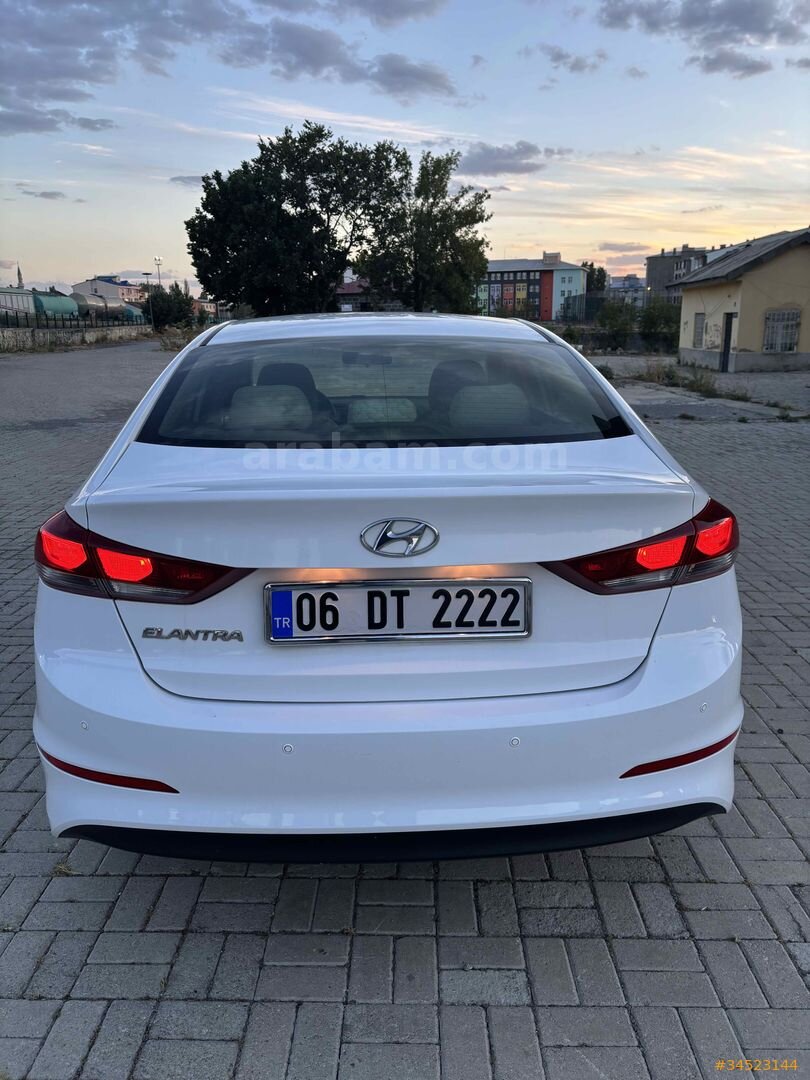 Sahibinden Hyundai Elantra 1.6 D-CVVT Style 2017 Model Kars 67.000 km Beyaz 2