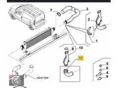 Fiat doblo turbo hortumu 52091116 1.6 multijet