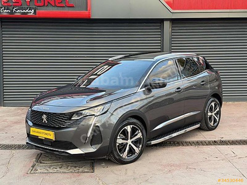 GALERİDEN PEUGEOT 3008 1.5 BLUEHDI ALLURE 2022 MODEL SİVAS 124.000 KM FÜME