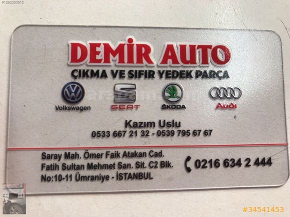 Crafter Transporter 2.0 TDİ DAV CXF Sıfır Dolu Motor