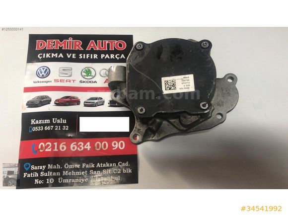 Vw Crafter Transporter 2.0 TDI Vakum Pompa 03L145100
