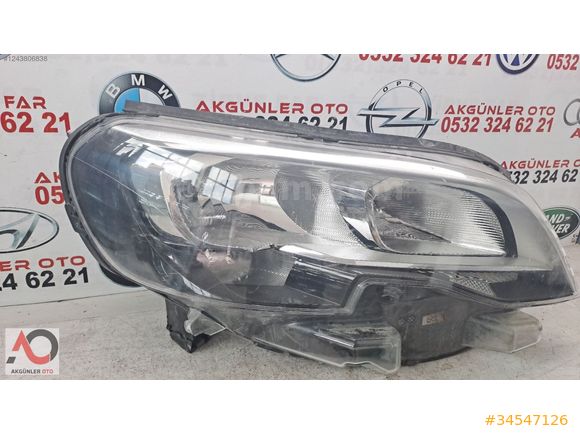 PEUGEOT EXPERT/JUMPY SAĞ FAR ORJİNAL ÇIKMA